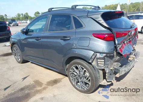 2022 Hyundai Kona N Line из США, поврежденный, VIN KM8K33A31NU793864